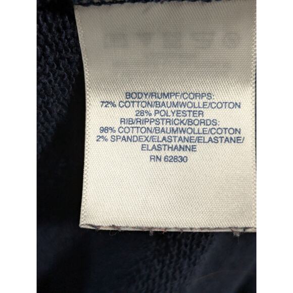 Lands End Womens Serious Sweats Womens Small Tall Quarter Zip Sweatshirt Navy - Picture 4 of 10